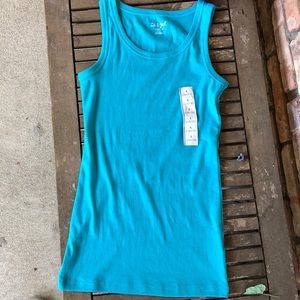 Girls long waist tank